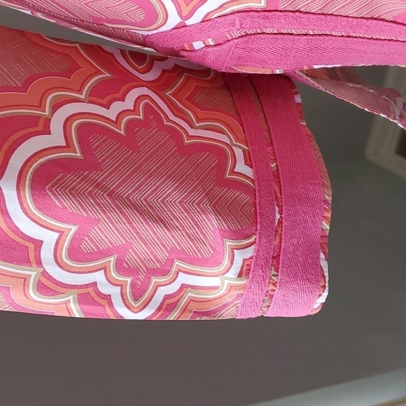 DANA BUCHMAN TUNIC TOP. Pinkand peach size XS. Long sleeves. - Picture 4 of 9